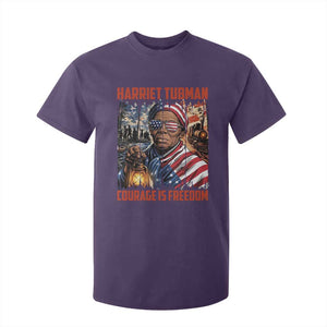 Harriet Tubman Courage Is Freedom T Shirt For Kid Black History Gift TS12 Purple Print Your Wear