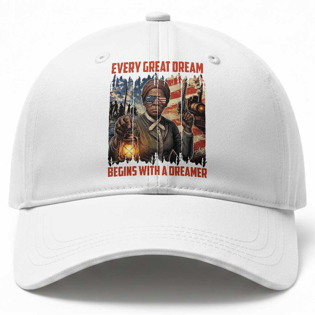 Harriet Tubman Quote Baseball Cap Every Great Dream Begins With A Dreamer TS12 Print Your Wear