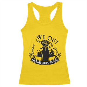 Harriet Tubman Racerback Tank Top We Out Breaking The Chains Iconic Legacy Gift TS12 Daisy Print Your Wear