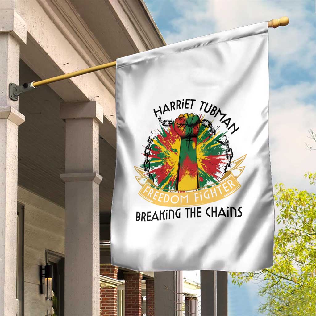 Harriet Tubman Garden Flag Underground Railroad Hero Breaking Chains TS12 Print Your Wear