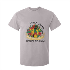 Harriet Tubman T Shirt For Kid Underground Railroad Hero Breaking Chains TS12 Ice Gray Print Your Wear