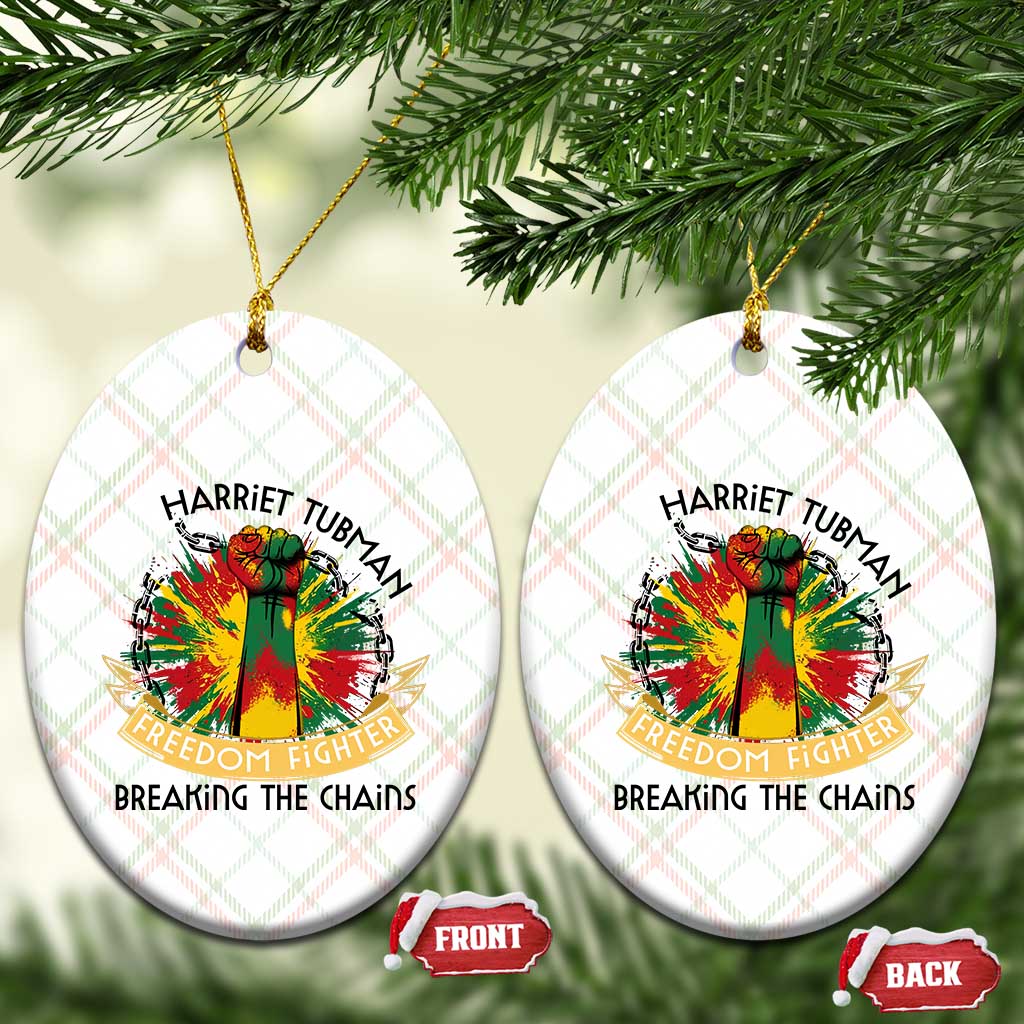 Harriet Tubman Ceramic Ornament Underground Railroad Hero Breaking Chains TS12 Print Your Wear