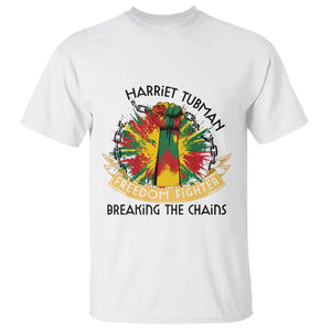Harriet Tubman T Shirt Underground Railroad Hero Breaking Chains TS12 White Print Your Wear