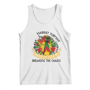 Harriet Tubman Tank Top Underground Railroad Hero Breaking Chains TS12 White Print Your Wear