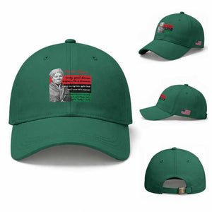Harriet Tubman Quote Baseball Cap Pan African Flag Black History TS12 Baseball Cap Universal Fit Irish Green Print Your Wear