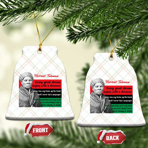 Harriet Tubman Quote Ceramic Ornament Pan African Flag Black History TS12 Print Your Wear