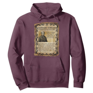Harriet Tubman Hoodie Womens History Month Gift TS12 Maroon Print Your Wear