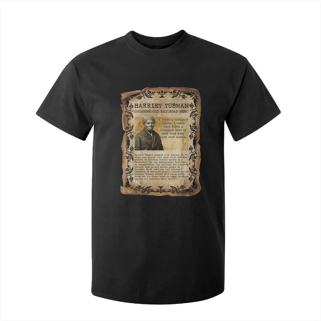 Harriet Tubman T Shirt For Kid Womens History Month Gift TS12 Black Print Your Wear