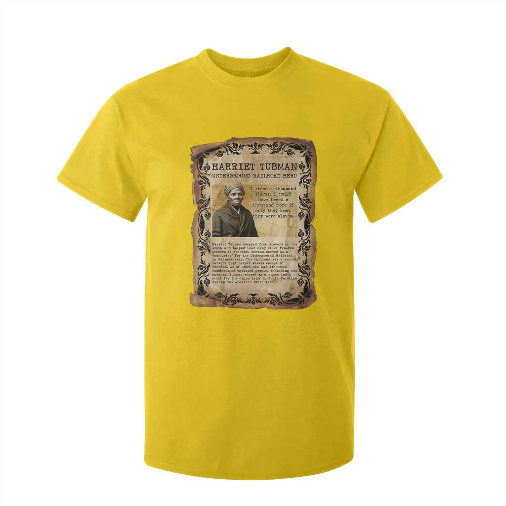 Harriet Tubman T Shirt For Kid Womens History Month Gift TS12 Daisy Print Your Wear
