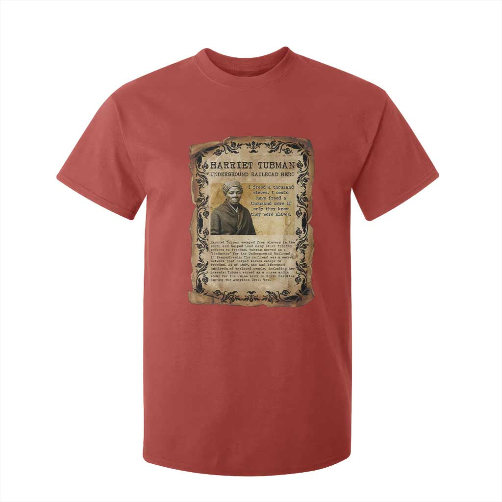 Harriet Tubman T Shirt For Kid Womens History Month Gift TS12 Red Print Your Wear