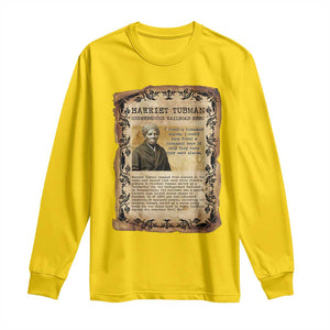 Harriet Tubman Long Sleeve Shirt Womens History Month Gift TS12 Daisy Print Your Wear