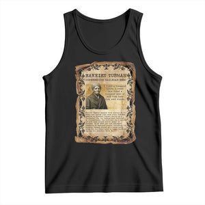 Harriet Tubman Tank Top Womens History Month Gift TS12 Black Print Your Wear