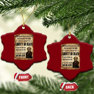 Harriet Tubman Ceramic Ornament Liberty Or Death Black History Legacy TS12 Print Your Wear