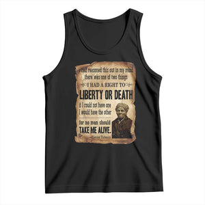 Harriet Tubman Tank Top Liberty Or Death Black History Legacy TS12 Black Print Your Wear
