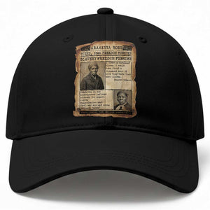 Harriet Tubman Newspaper Baseball Cap Slavery Freedom Fighter Historical TS12 Print Your Wear