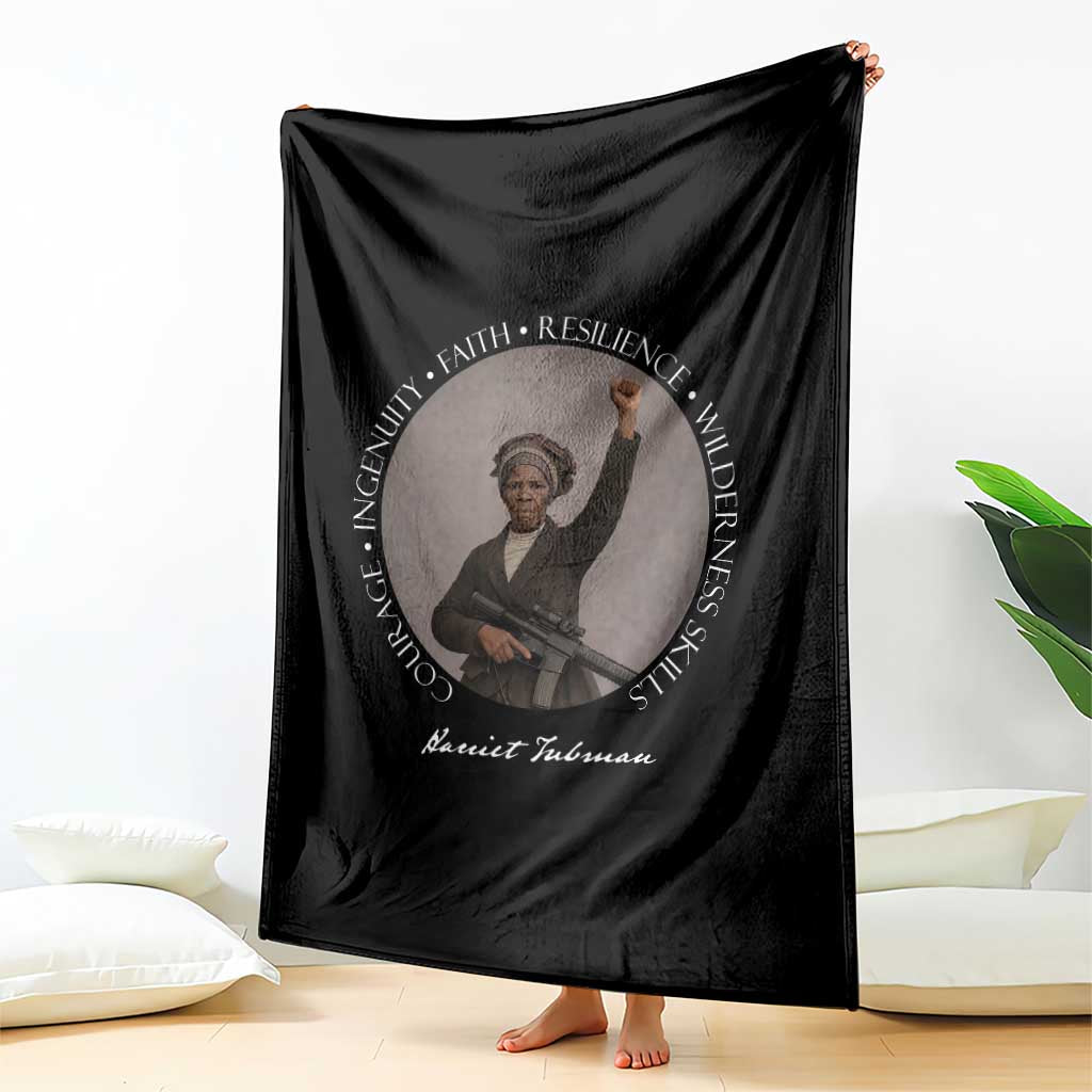 Harriet Tubman Leadership Throw Blanket Feminist History Gift TS12 Print Your Wear