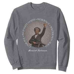 Harriet Tubman Leadership Sweatshirt Feminist History Gift TS12 Charcoal Print Your Wear