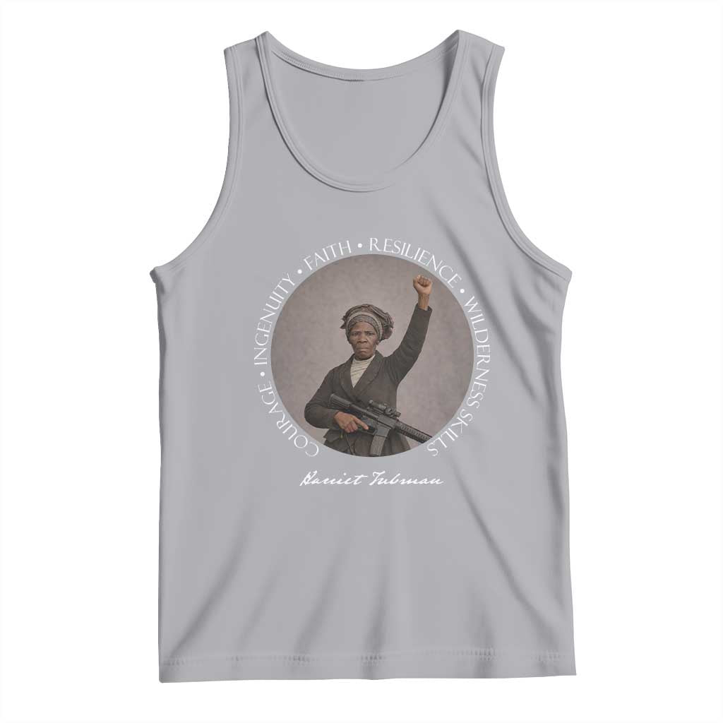 Harriet Tubman Leadership Tank Top Feminist History Gift TS12 Athletic Heather Print Your Wear