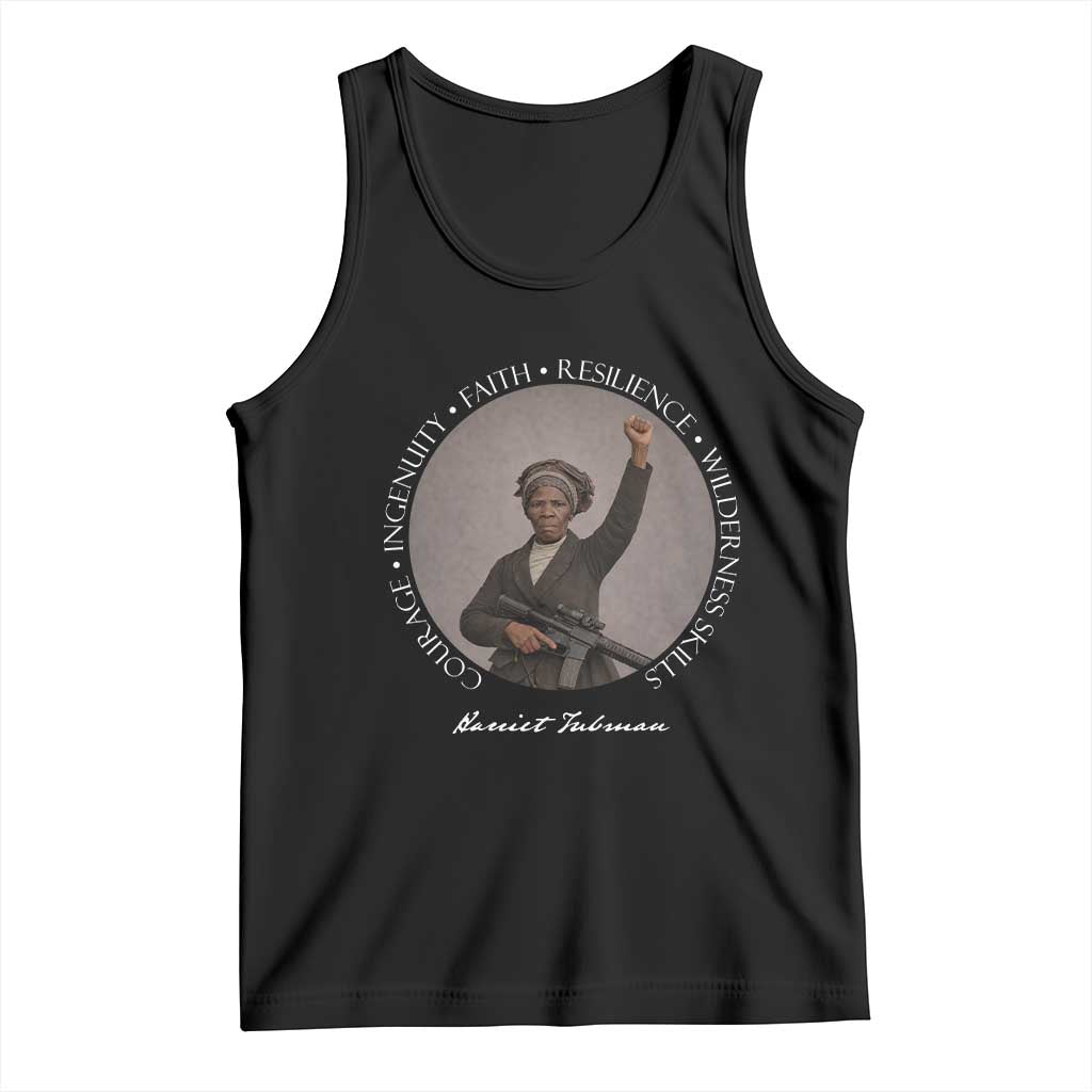 Harriet Tubman Leadership Tank Top Feminist History Gift TS12 Black Print Your Wear
