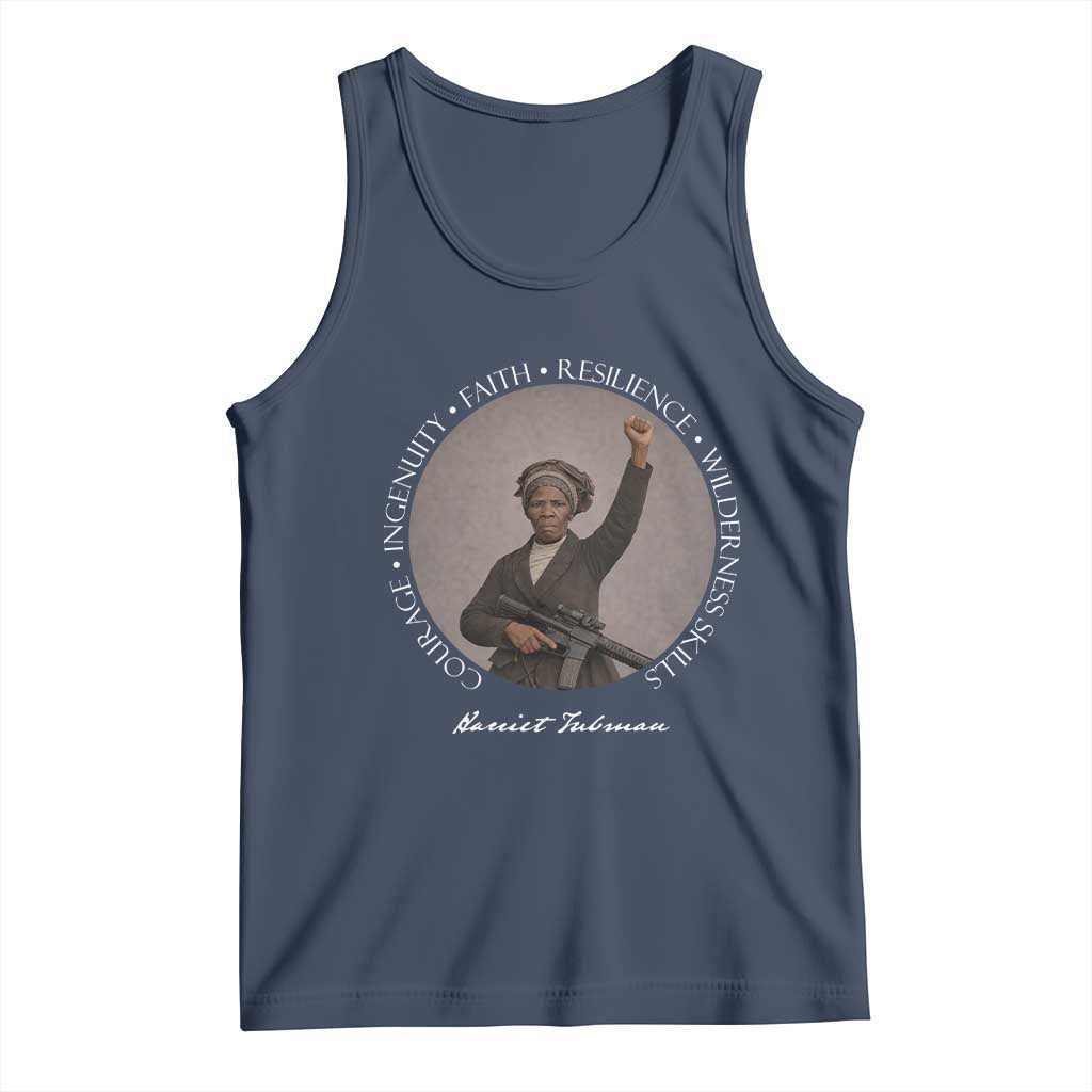 Harriet Tubman Leadership Tank Top Feminist History Gift TS12 Navy Print Your Wear
