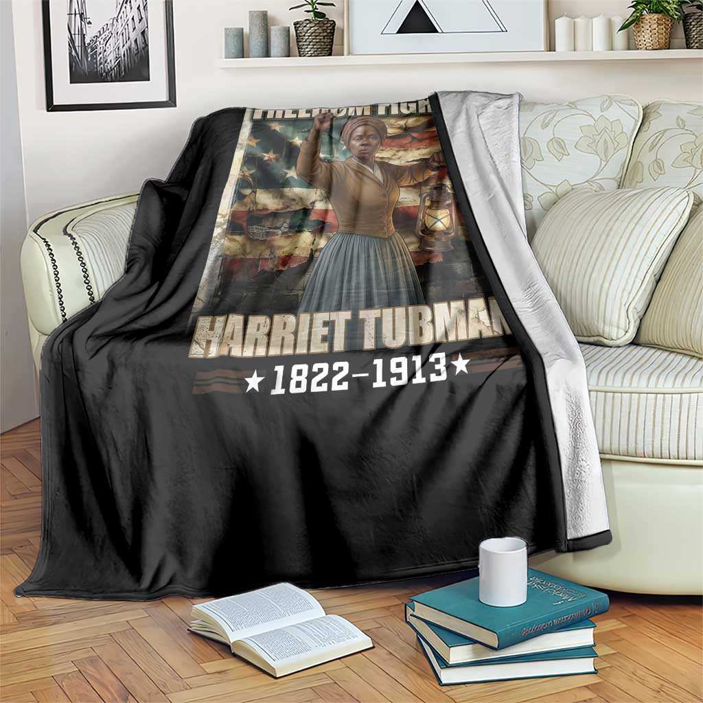 Harriet Tubman Throw Blanket Black History African American Leader Gift TS12 Print Your Wear