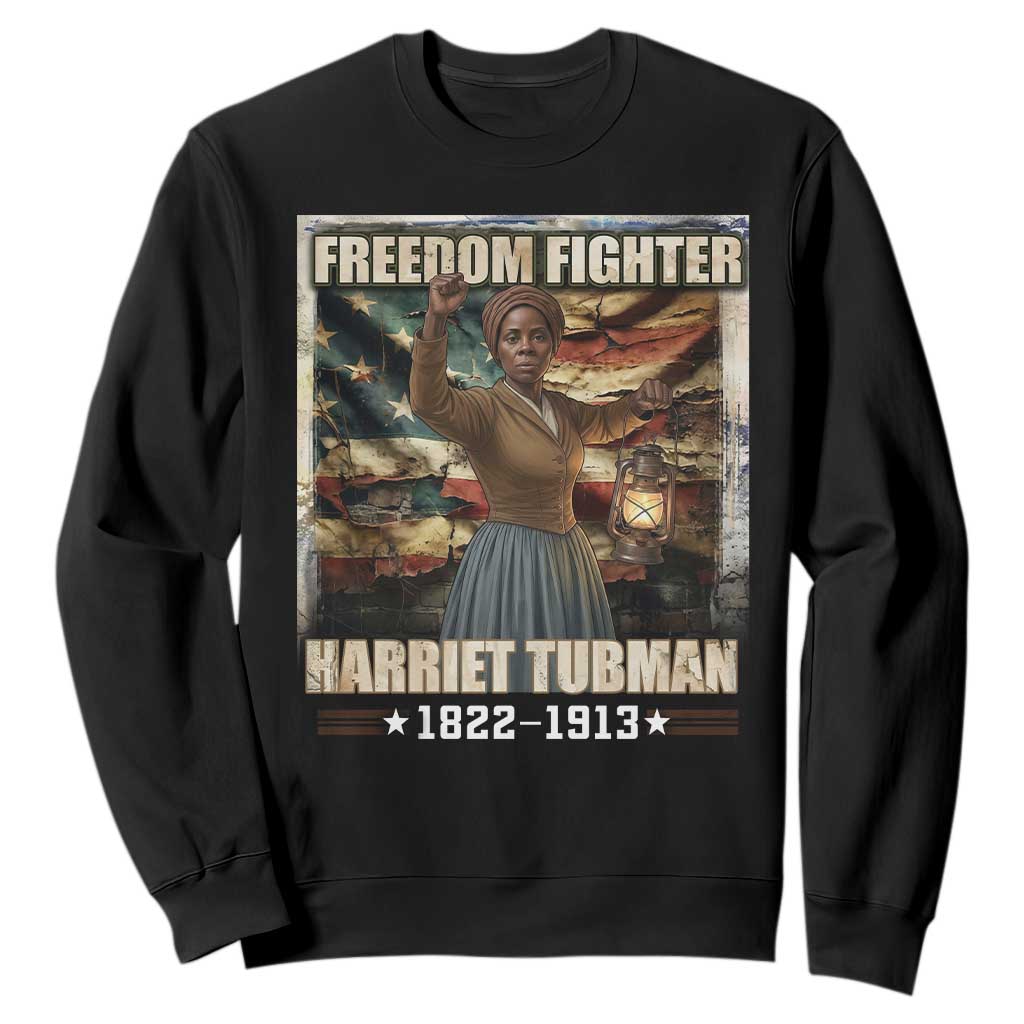 Harriet Tubman Sweatshirt Black History African American Leader Gift TS12 Black Print Your Wear