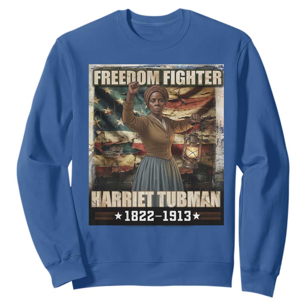 Harriet Tubman Sweatshirt Black History African American Leader Gift TS12 Royal Blue Print Your Wear