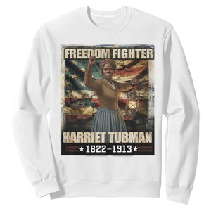 Harriet Tubman Sweatshirt Black History African American Leader Gift TS12 White Print Your Wear