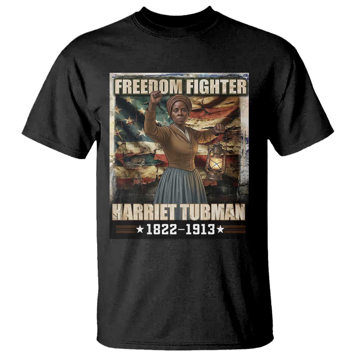 Harriet Tubman T Shirt Black History African American Leader Gift TS12 Black Print Your Wear