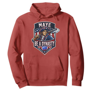 Maye Be A Dynasty Hoodie Quarterback Football Fan TS12 Red Print Your Wear