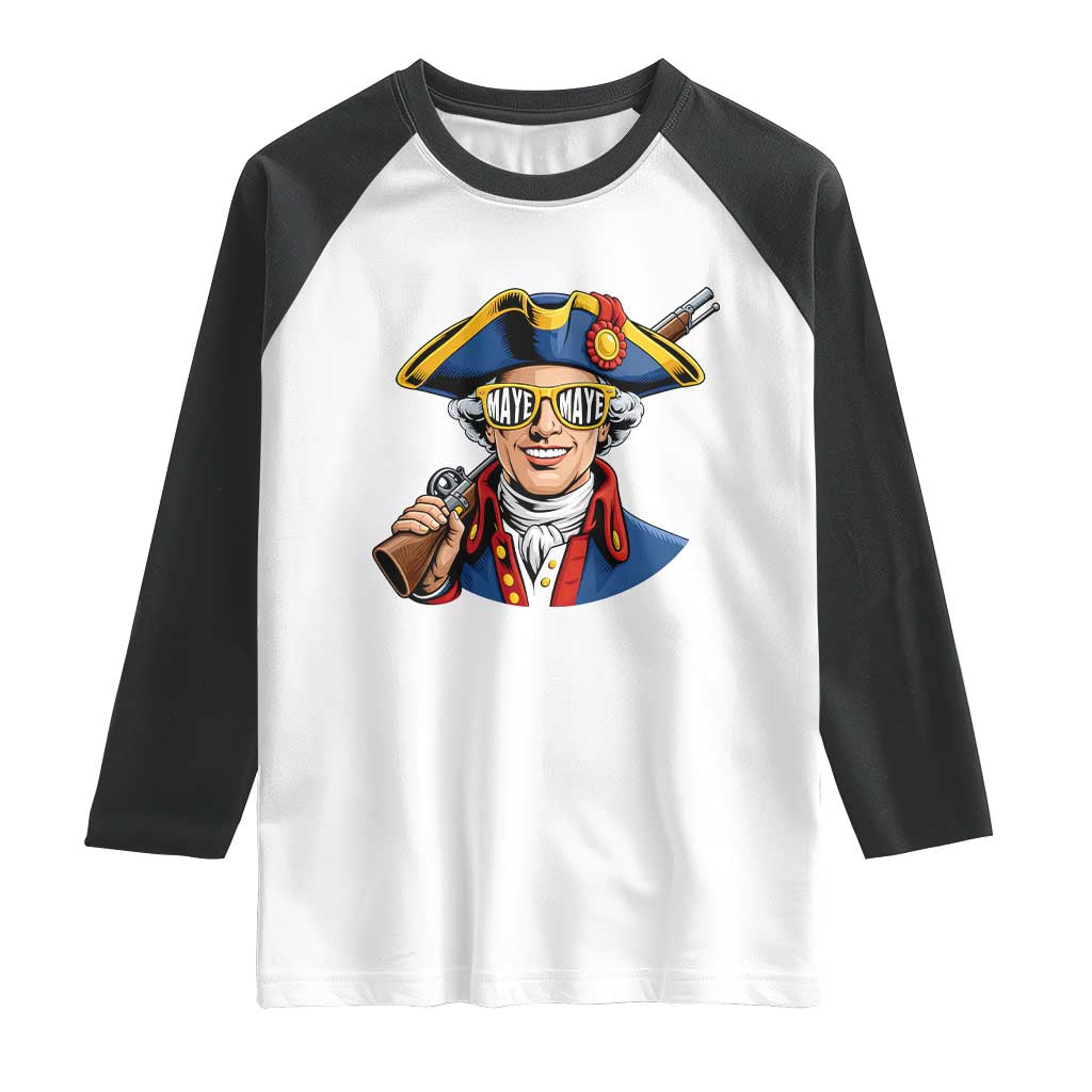 Proud Maye Lover Raglan Shirt Football Fan Supporter TS12 White Black Print Your Wear