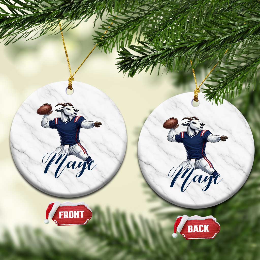 Dedicated Maye Lover Ceramic Ornament Football Fan Supporter TS12 1pc White Marble Print Your Wear
