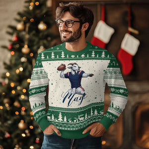Dedicated Maye Lover Ugly Christmas Sweater Football Fan Supporter TS12 Beige Green Print Your Wear