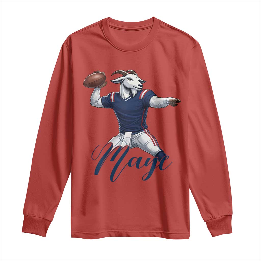Dedicated Maye Lover Long Sleeve Shirt Football Fan Supporter TS12 Red Print Your Wear