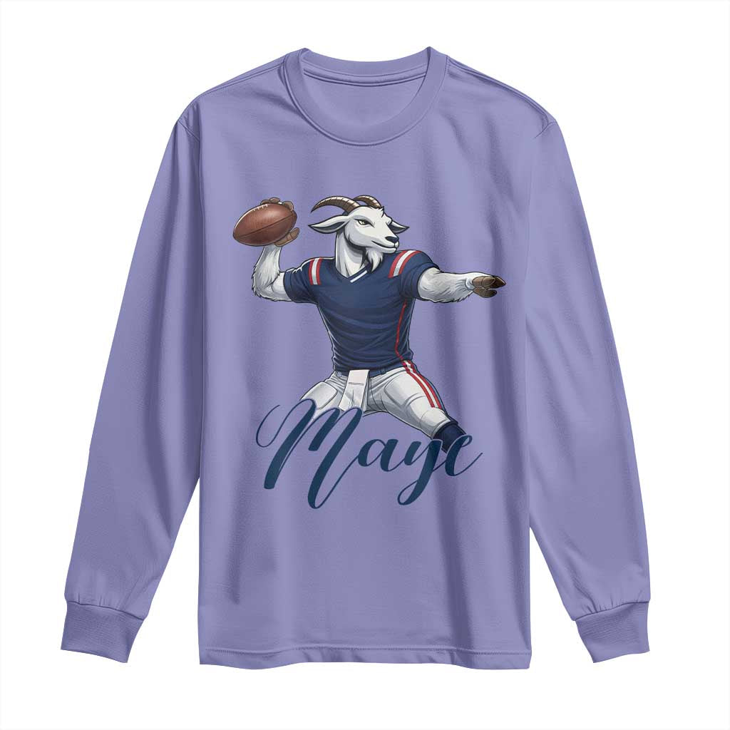 Dedicated Maye Lover Long Sleeve Shirt Football Fan Supporter TS12 Violet Print Your Wear
