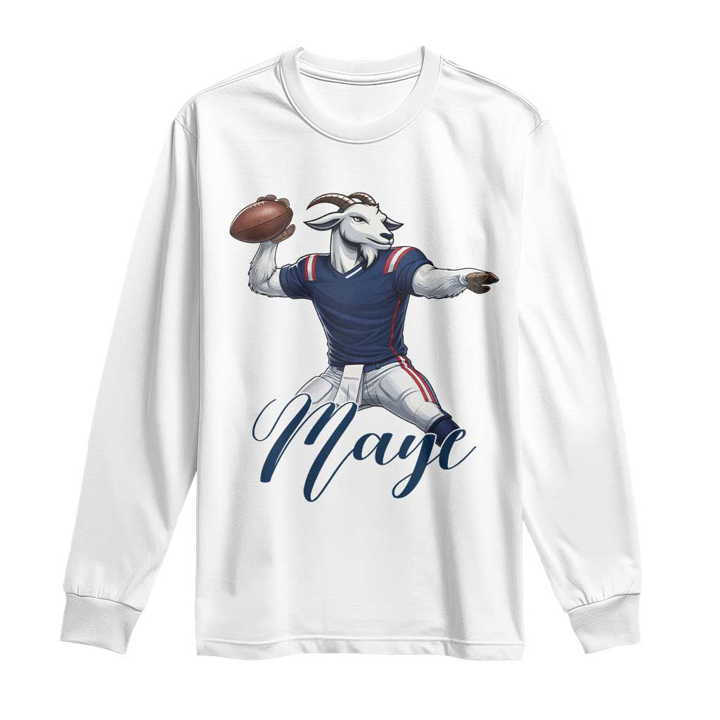 Dedicated Maye Lover Long Sleeve Shirt Football Fan Supporter TS12 White Print Your Wear