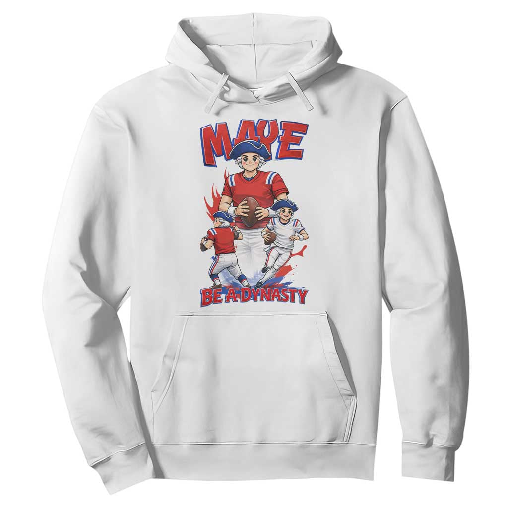 Maye Be A Dynasty Hoodie Funny QB Football Fan TS12 White Print Your Wear