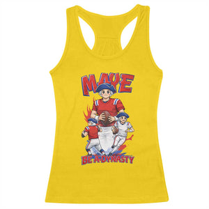 Maye Be A Dynasty Racerback Tank Top Funny QB Football Fan TS12 Daisy Print Your Wear
