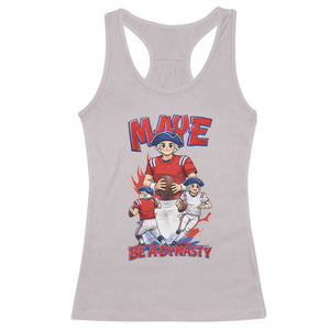 Maye Be A Dynasty Racerback Tank Top Funny QB Football Fan TS12 Ice Gray Print Your Wear