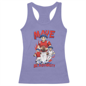 Maye Be A Dynasty Racerback Tank Top Funny QB Football Fan TS12 Violet Print Your Wear