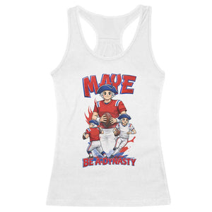 Maye Be A Dynasty Racerback Tank Top Funny QB Football Fan TS12 White Print Your Wear