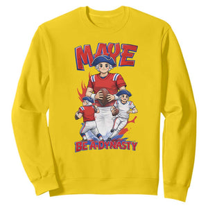 Maye Be A Dynasty Sweatshirt Funny QB Football Fan TS12 Daisy Print Your Wear
