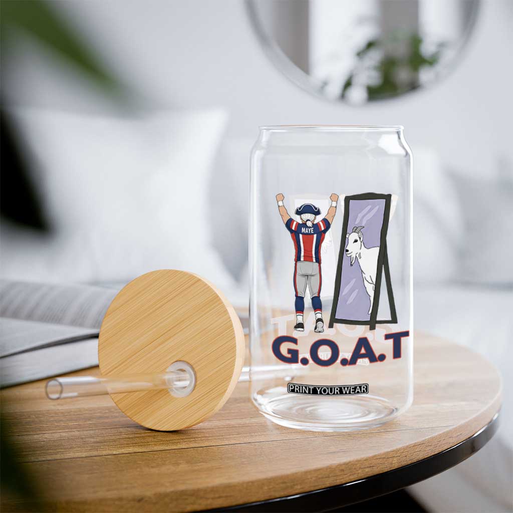 Number Ten Mirror Goat Glass Can Football Lover Gift TS12 Print Your Wear