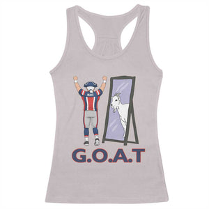 Number Ten Mirror Goat Racerback Tank Top Football Lover Gift TS12 Ice Gray Print Your Wear