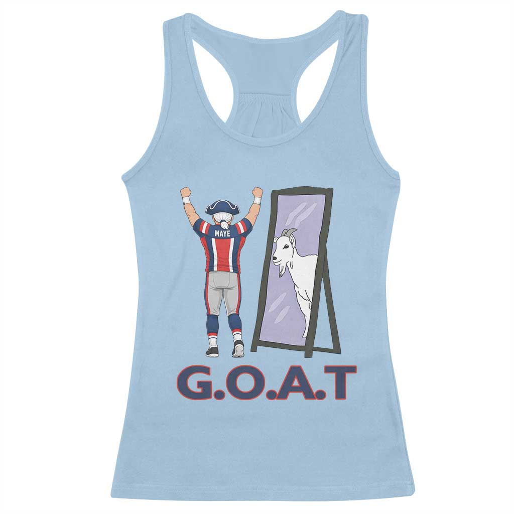 Number Ten Mirror Goat Racerback Tank Top Football Lover Gift TS12 Light Blue Print Your Wear