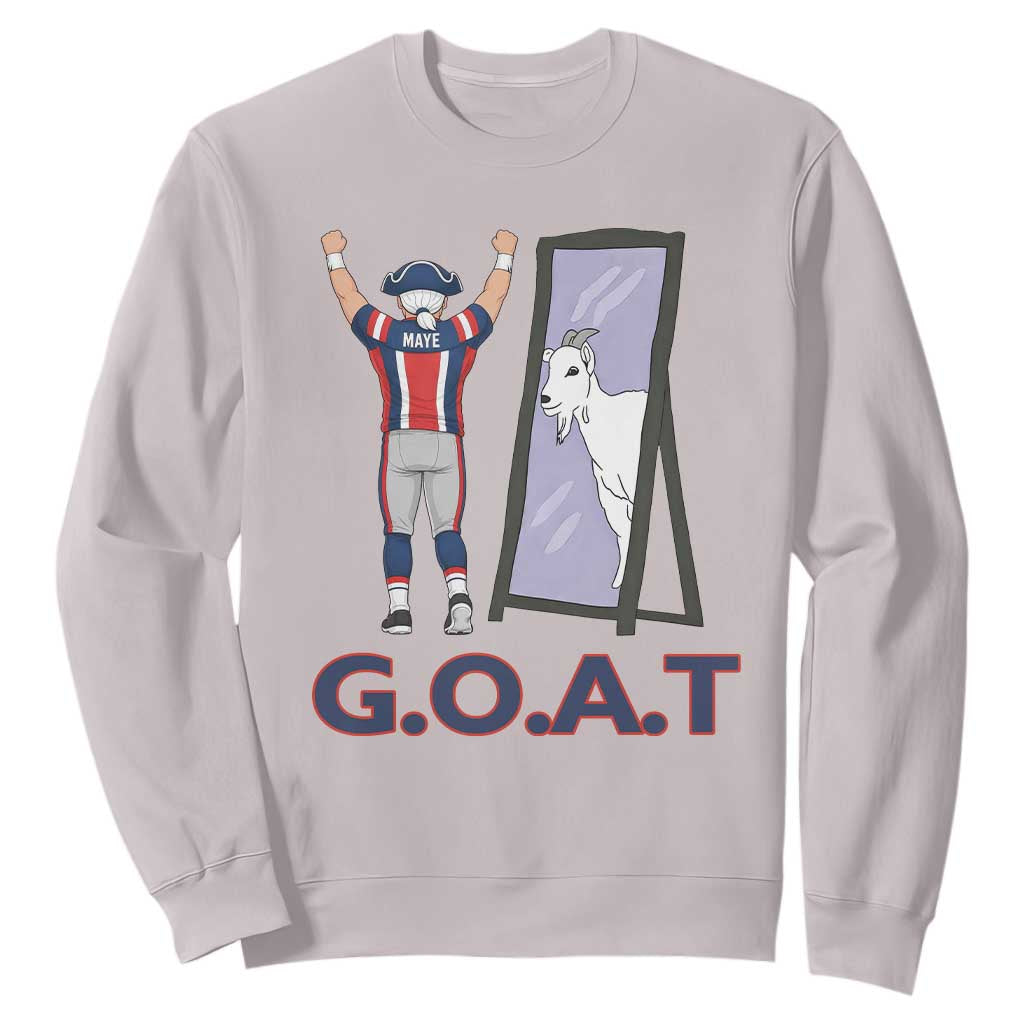 Number Ten Mirror Goat Sweatshirt Football Lover Gift TS12 Ice Gray Print Your Wear