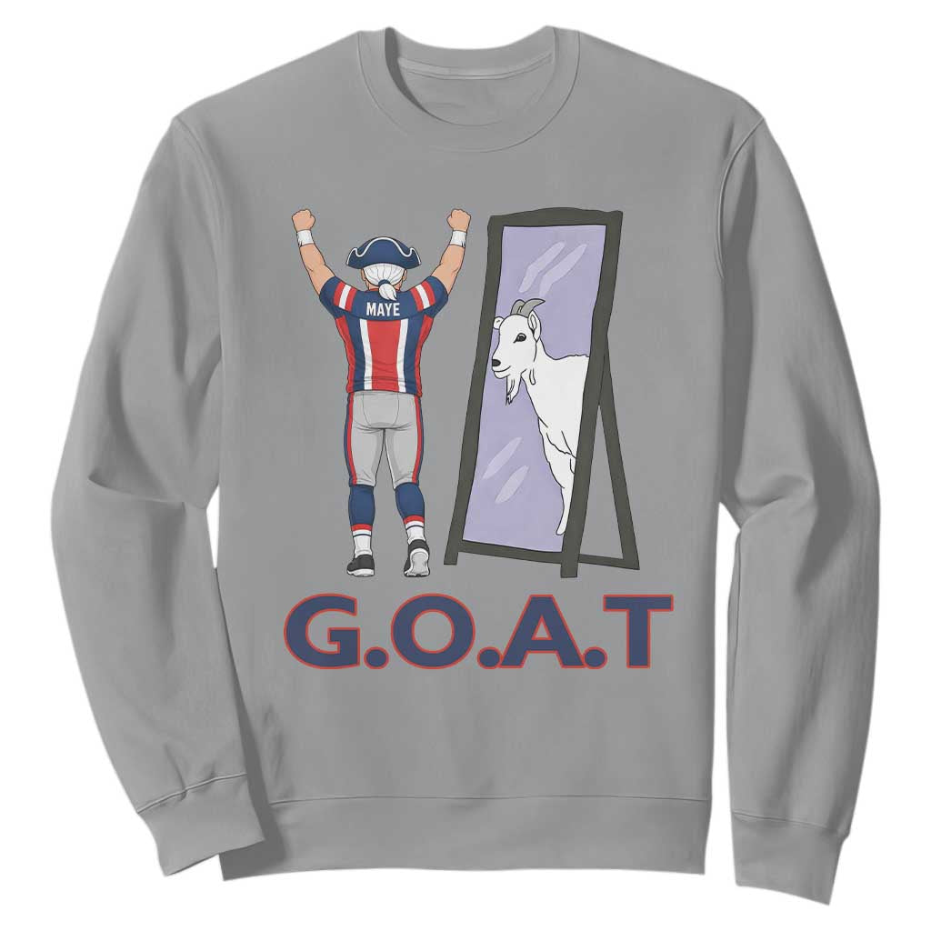 Number Ten Mirror Goat Sweatshirt Football Lover Gift TS12 Sport Gray Print Your Wear
