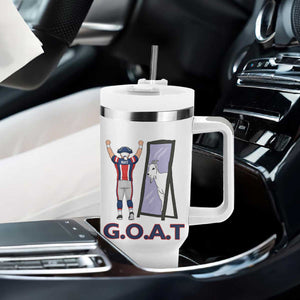 Number Ten Mirror Goat Tumbler With Handle Football Lover Gift TS12 Print Your Wear