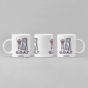 Number Ten Mirror Goat Coffee Mug Football Lover Gift TS12 Print Your Wear