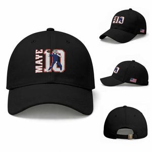 Maye Lover Baseball Cap QB 10 Player Fan TS12 Baseball Cap Universal Fit Black Print Your Wear